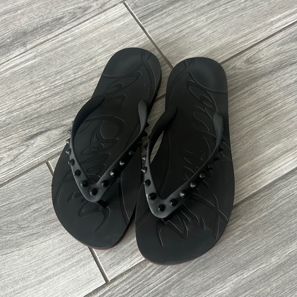 **SOLD** Louboutin Flip Flops
